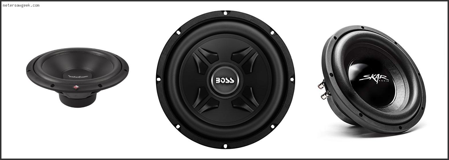 Top 7 Best 10 Inch Subwoofer Under 100 – Buying Guide [2022]