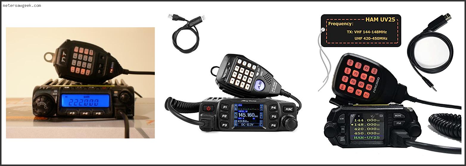 Best Mobile Ham Radio Transceiver – Buying Guide [2022]