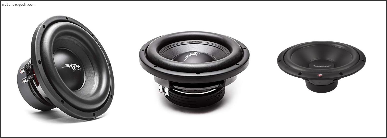Best 10 Inch Subwoofer – Buying Guide [2022]