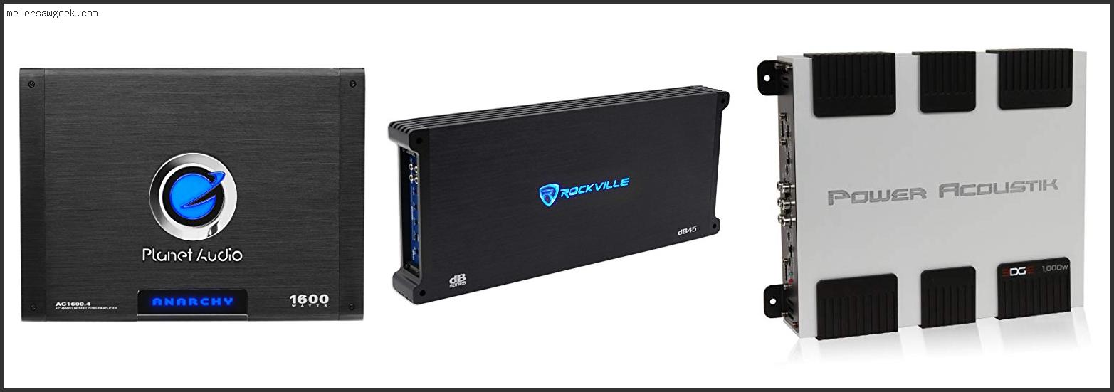 Best Car Amplifier For Mids And Highs