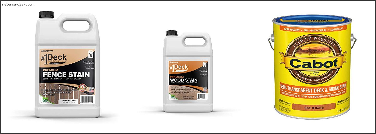 Best Water Based Semi Transparent Deck Stain – Buying Guide [2022]