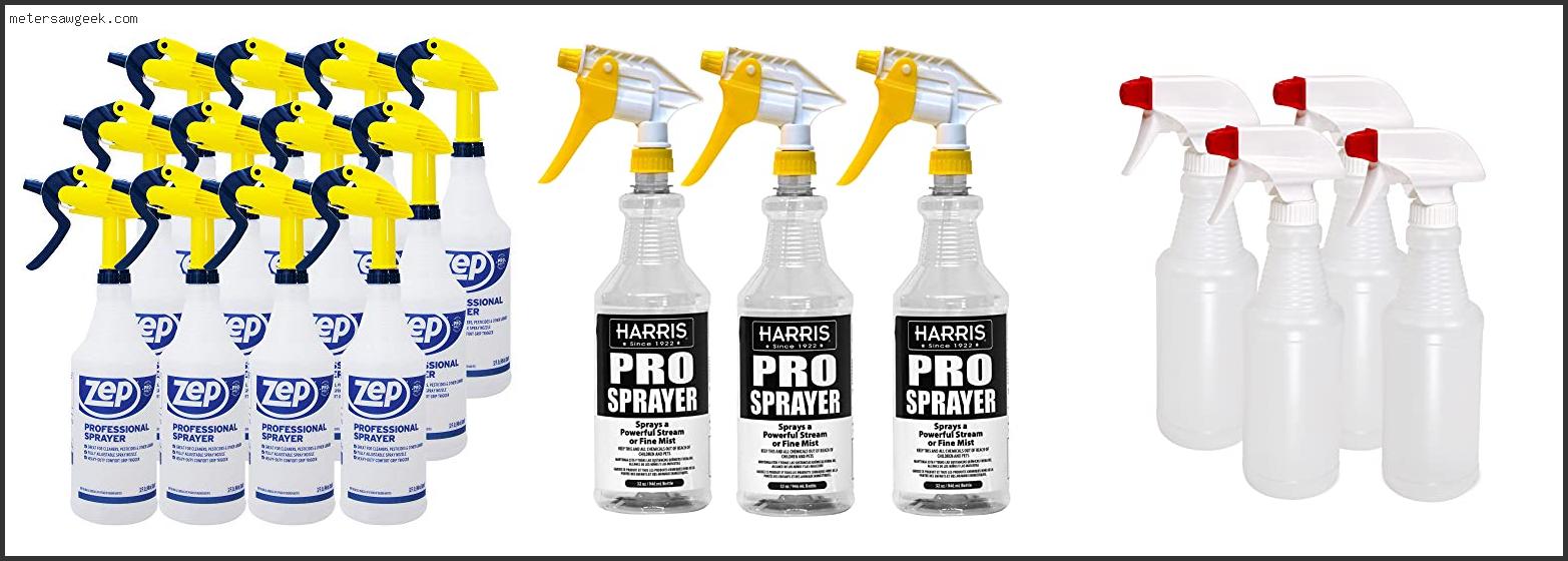 Best Spray Bottles For Chemicals – Buying Guide [2022]