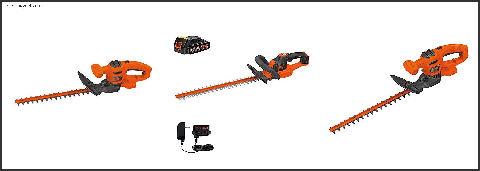 Best Electric Hedge Clippers – Buying Guide [2022]
